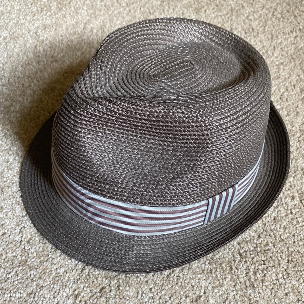 Brown Woven Hat